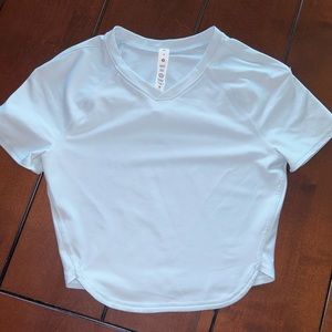 Lululemon Baby Blue Cropped Top